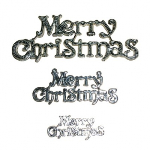 공작공예 크리스마스글자판(은색)
