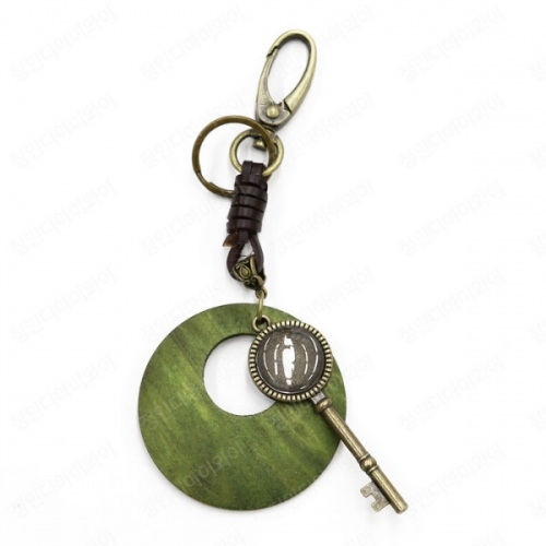 레진 열쇠고리 '열쇠 초록'