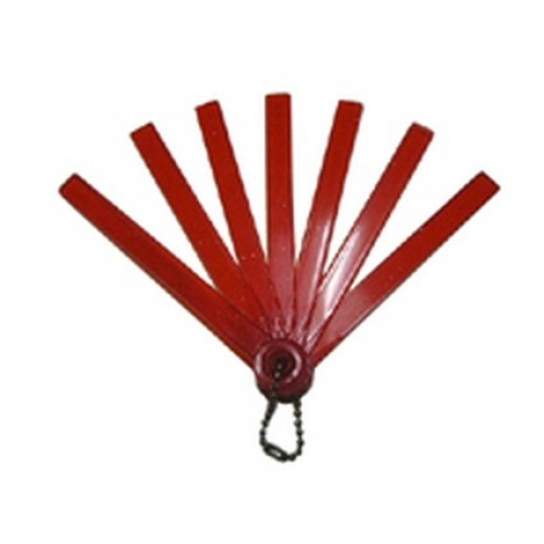 공작공예 7줄부채(빨강색)길이11.5cm