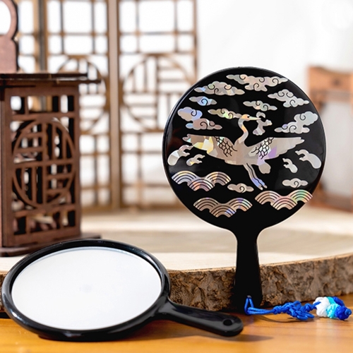 나전칠기 손거울만들기 미니거울 전통거울 자개스티커 거울꾸미기 자개공예 한국기념품 전통선물 명절만들기