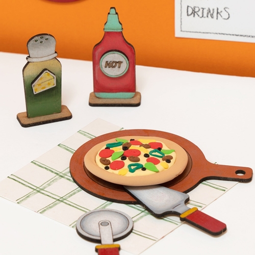 클레이 놀이 피자 만들기세트 미니피자 만들기키트 컬러클레이패키지 DIY 만들기수업