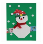 [감성쫑이] 크리스마스 눈사람카드