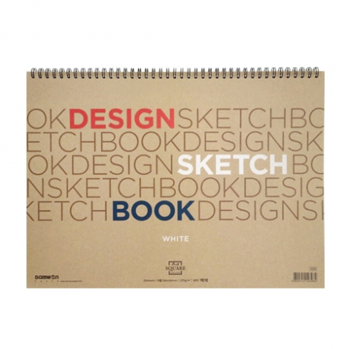 아트스퀘어 백색 디자인 스케치북 8절 A01 (200g 20매)