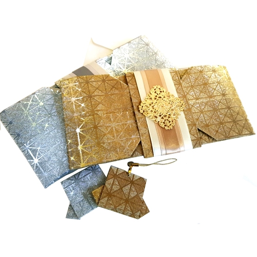 메탈고급봉투 종이접기 만들기 / 새해 봉투 종이접기