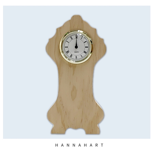 나무제품 롱 로즈마링 탁상시계[대]시계알별도