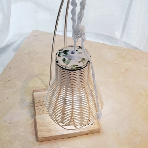 라탄 전등갓 뚜껑-원형(6cm)