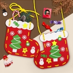 펠트 가방 만들기 - 크리스마스 양말