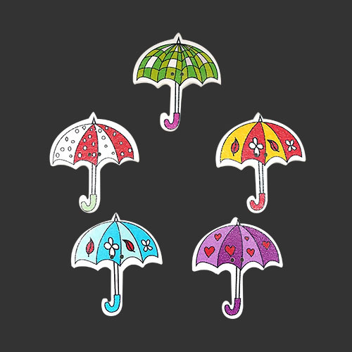 WB14-우산 우드단추 10개입(3*3.5cm)