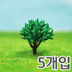 S4702_나무(녹색)/4cm/5개입