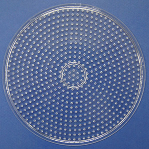 컬러비즈모양판(5mm)-원판 大 약15.4cm