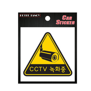 DA7003 CCTV 쁘띠팬시 차량용 스티커 부착 창문 윈도우 초보